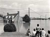 Flood Waters on West Main St., 1969